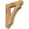 Ekena Millwork Imperial Arts & Crafts Rough Sawn Bracket, Western Red Cedar, 6"W x 34"D x 40"H BKT06X34X40IMP03RWR - alternate 1